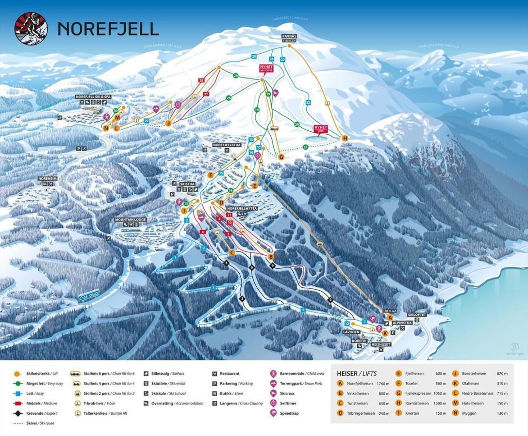 Norebu - Norefjell Noresund Kültér fotó
